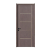 Light Luxury Gold Line Decor Veneer Bedroom Interior Wood Door For Bulk Wholesale