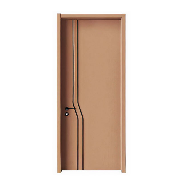 2026 Factory New Designs Cheap Wooden Doors PVC Wood Door for Bedroom Wholesale 