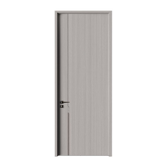  Custom Size Melamine Moulded Interior Door Modern Design OEM Wooden Door