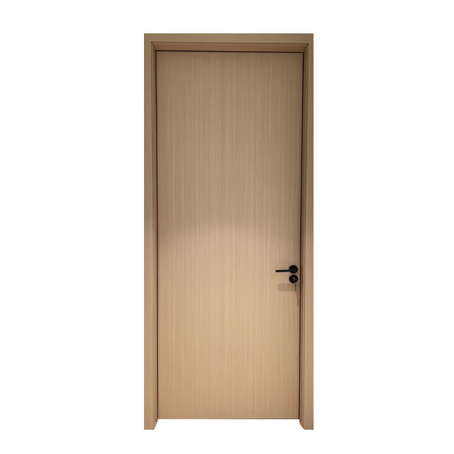 Modern Minimalist Flush Wood Veneer Interior Door Custom Bedroom Composite Wooden Door Factory