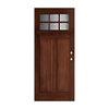 Solid Wood Door Withe Glass Manufacturer One Stop Custom Door Solution