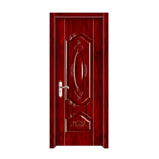 Wholesale Classic Floral Embossed Steel Wooden Door Bulk Supply For Residential & Hotel Renovation Projects