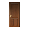 Custom Classic Three Panels Veneer Wood Composite Door, Anti-Deformation Walnut Interior Wooden Door Manufacturer
