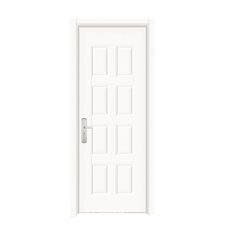 Classic 8 Panel Steel Interior Door Waterproof Embossed Steel Door For Apartment & Hotel Projects