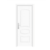 White Curved Embossed Steel Wooden Door European Style Raised Panel Steel Door Factory 