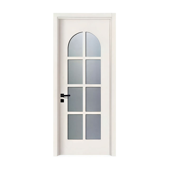 Wholesale French Curved Arch Frosted Glass Interior Doors For Global Distributors