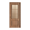 Factory Direct Six-Grid Glass Wooden Door, Traditional Vintage Interior Door for Residential and Commercial Bulk Orders