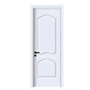 Classic White Molded Interior Door, Two-Panel Curved Groove Design Solid Composite Room Door For Wholesale & Projects