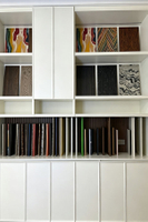 Cabinet Material Sample Display Wall