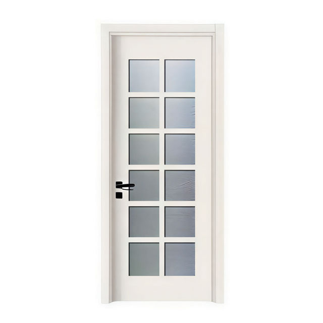  Wholesale Full Glass 12-Panel Frosted Interior Doors For Global Distributors
